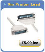 9m Parallel Printer Lead