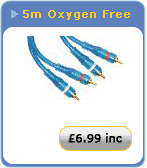 5m Oxygen Free Copper Phono pair
