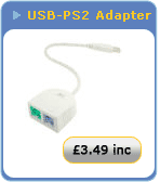 PS/2 to USB twin adaptor, moust and keyboard